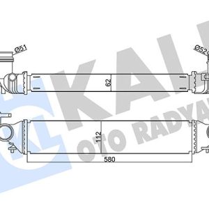 INTERCOOLER AL/PL/BRZ FIAT 500X-JEEP RENEGADE 51965901-51965908-51966750-51966752