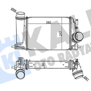 TURBO RADYATÖRÜ INTERCOOLER MGN IV GRANDTOUR 1.2 Tce 16 NISSAN QASHQAI 1.2 DIG-T 144614ED0A