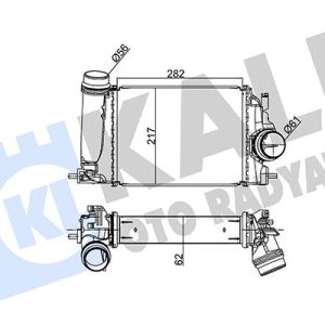 İNTERCOOLER AL/PL/BRZ QASHQAI-RENAULT MEGANE IV 1.6 DIC-T-1.6 Tce 14