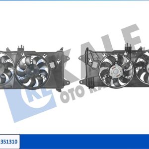 FAN MOTORU DAVLUMBAZLI FIAT DOBLO 1.3 MJET 03 1.9JTD 01 EURO III ÇİFT MOTORLU AC KLİMALI 46821264-51718489