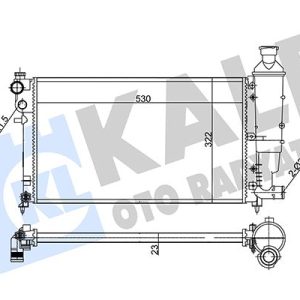 RADYATÖR AL/MKNK SAXO 01 -PEUGEOT 106 II 1.1-1.4-1.6 95