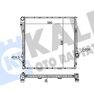 MOTOR SU RADYATORU OTM/SANZ BMW M54 M57 M62 E53 03 06 17107544668-17101439103