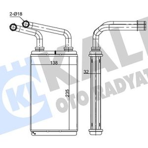 KALORİFER RADYATÖRÜ MASTER-MOVANO 2.5-3.0 DTI-DCI 235x145x42 7701207992-4415542-93181454