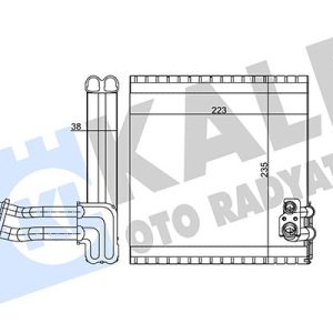 EVAPORATÖR LOGAN -SANDERO