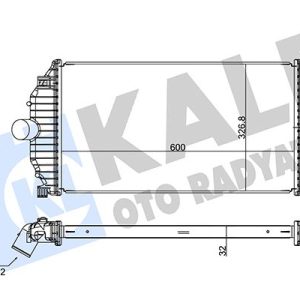 İNTERCOOLER ESPACE III-LAGUNA I 1.9DCI 98 7701045349-6025310508