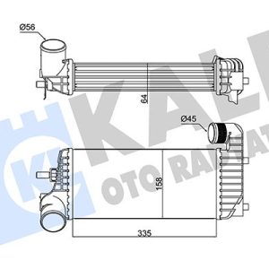 TURBO RADTYATORU C MAX II FOCUS III TRANSIT CONNECT TOURNEO CONNECT 1.5TDCI 11 336X157X62 BV619L440CJ-BV619L440CD-1803543