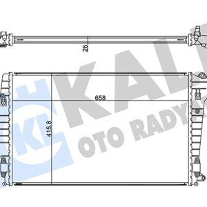 İNTERCOOLER A3-A6-TT2.5 TDI 01 04 4B0145805A