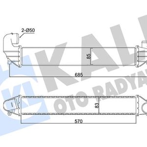 İNTERCOOLER GALAXY-SEAT ALHABRA-VOLKSWAGEN SHARAN 1.9 TDI 00 03 7M3145805-1109138-YM219L440BA