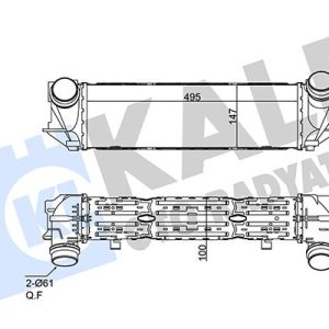 TURBO RADYATORU BMW N53 N20 F10 F11 17117618768