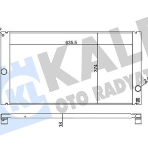 RADYATÖR VOLVO C30-C70 II-S40 II-V50 AL-PL-BRZ 650X376X24 8602834-8603528-8603634