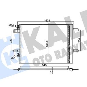 KLİMA RADYATÖRÜ KONDENSERİ OPEL ASTRA L-GRANDLAND-VIVARO C-ZAFIRA LIFE PEUGEOT P3008 II-P308 II- P5008 II-P508 EXPERT IVPARTNER-C4 PICASSO-JUMPY