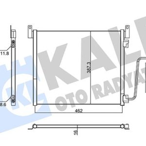 KONDENSER OPEL SIGNUM-VECTRA C GTS 1850117-12775542-12805059-13106817