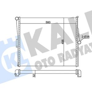 MOTOR SU RADYATORU BMW N47 N46 M54 M57 E83 17113400013-17113414986-17113403551