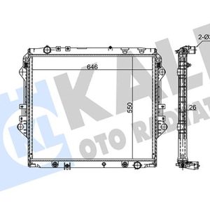 RADYATÖR AL/PL/BRZ HILUX VIII