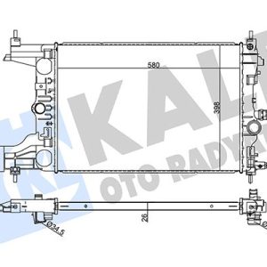 RADYATÖR OPEL ASTRA J- MK VI 1.3 1.7 CDTI 1300301-13266755-13267655