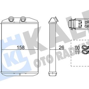 KALORİFER RADYATÖRÜ KNG III 09 MASTER III 7701209819