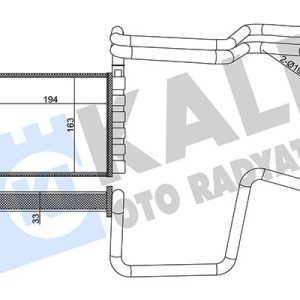 KALORIFER RADYATORU FOCUS III 11 18 TOURNEO CONNECT 1.5-1.6 TDCİ 14