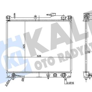 RADYATÖR SUZUKI GRAND VITARA I AT AL/PL/BRZ 16 MM 1770066D11