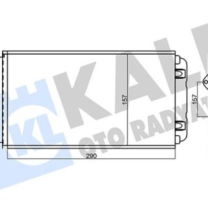 KALORİFER CITROEN XM-PEUGEOT 605 KALORİFER BORUSUZ AL/MKNK 42 MM