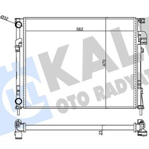 SU RADYATÖRÜ RENAULT TRAFIC II-OPEL VIVARO-NISSAN PRIMASTAR 1.9DCI-DTI 2.0 2.0 16V 01 MT MEKANİK 562x470x23