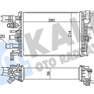 INTERCOOLER DACIA SANDERO II AL/BRZ