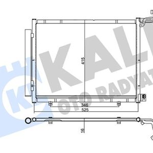 KLIMA RADYATORU FIESTA 17 COURIER 17 ECOSPORT 17 1.5 ECOBLUE 1.1 CVT -1.5 TDCI