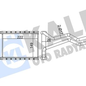KALORİFER RADYATÖRÜ HYUNDAI SANTA FE 2.2L D4EB CRDİ 06-12 - ALEMİNYUM