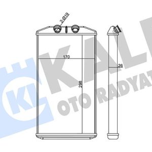 KALORİFER IVECO DAILY VI 14-16 - BORUSUZ 26MM