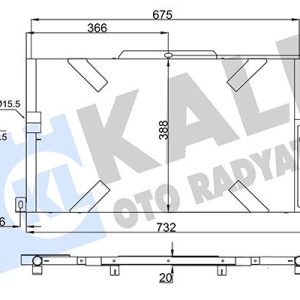 KLIMA RADYATORU DT244 DT224 DEFENDER L316 07 16