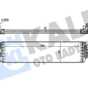 INTERCOOLER FORD FOCUS IV 17 1.0-1.5 ECOBOOST 30MM