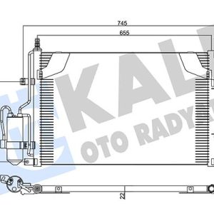 KLİMA RADYATÖRÜ VOLVO S60 I 384 2.0T 00-10 S80 I 184 2.0T 98-06 V70 II 285 2.4 01-07 xC70 I CROSS COUNTRY 295 2.5T xC AWD 02-07 KURUTUCU İLE BRAZING