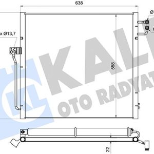 KLIMA RADYATORU MERCEDES W166 X166 C292 A0995000002