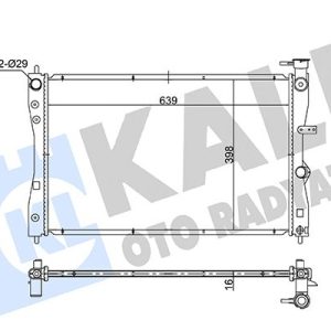 SU RADYATÖRÜ MITSUBISHI COLT VI COLT CZC VI 1.1 1.3 1.5 04 12 - SMART FORFOUR 1.1 1.3 05 06 MT BR AZING 639X398X16 MN130393-4545000703-4545000803