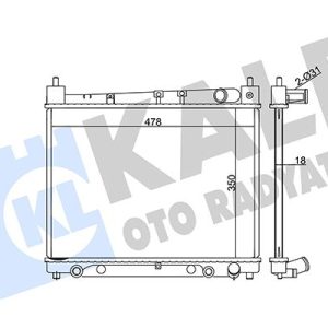 RADYATÖR YARIS-YARIS VERSO AL/PL/BRZ 350x478x16 1640021080-1640021060-1640021120