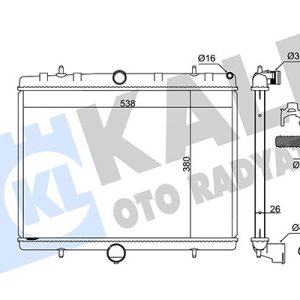 RADYATÖR EXPERT III-JUMPY III-SCUDO III 1.6HDI-2.0HDI-P807-C8 2.0HDI 16V 718x425x26 AL-PL-BRZ 1333.68-1330.Q7-1498986080