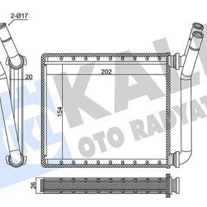 KALORİFER RADYATÖRÜ TOYOTA HILUX VIGO 2.5L 2KDFTV KUN15. KUN25. KUN35 3.0L KUN26 05-15 - ALEMİNYUM 871070K050