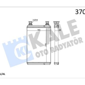 KALORIFER RADYATORU MERCEDES S-CLASS W221 05 13 A2218300061