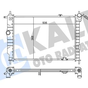 SU RADYATÖRÜ OPEL ASTRA F 1.4 1.6 1.8 16V 2.0 GSI 91 MT BRAZING 535x368x22 52455053 1300108-1300134-90443465-52455043
