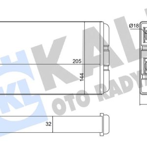 KALORIFER RADYATORU BMW E46 97 05