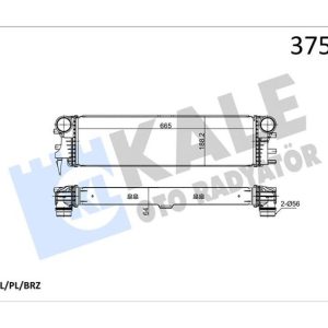 TURBOSARJ RADYATORU MERCEDES VITO W447 14 A4475011301