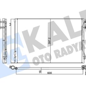 KLIMA RADYATORU N43 N45 N46 N51 N52 N53 M3 E81 E82 E87 E88 E90 E91 E92 E93 E84 E89 64539229022-64539206297