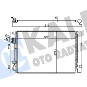 KLİMA KONDENSERİ ACCENT BLUE 1.4İ / KIA RIO III AL/AL 530x371x16 976061R000