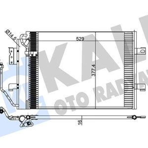 KLIMA RADYATORU MERCEDES A-CLASS W168 97 04 A1685000454