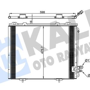 KLIMA RADYATORU MERCEDES E-CLASS W210 96 02 A2108300270