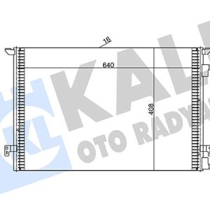KLİMA RADYATÖRÜ KONDENSERİ VECTRA C-SIGNUM 04 09 1.9 CDTI Z19DTL-DT-DTH AL/AL 640x408x16 FIAT CROMA