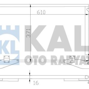 KLIMA RADYATORU MERCEDES E-CLASS W210 S210 A2108300370