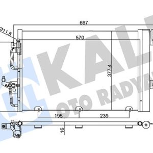 KLİMA RADYATÖRÜ ASTRA H-ZAFIRA B 1.4-1.6-1.8 Z14XEL-Z14XEP-Z16XEP-Z16XER-A16XER-Z18XE-Z18XER-A18XER 93178958-1850096