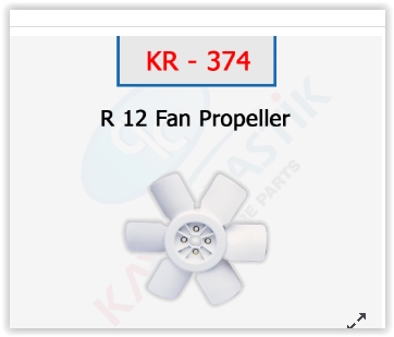 VANTİLATÖR PERVANESİ R12 TOROS 7700507890