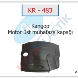 MOTOR ÜST KORUMA KAPAĞI CLIO II-KNG II-DACIA LOGAN-SANDERO 1.5 DCI K9K