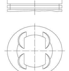 PİSTON SEGMAN 0.50 ASTRA J-CORSA D-E MERIVA B-ADAM-AVEO 1.4 16V A/B14XER-XEL-XFL-XEJ 73.90mm 55571102-55588065-623150-625067